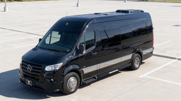 downey birthday sprinter van rental