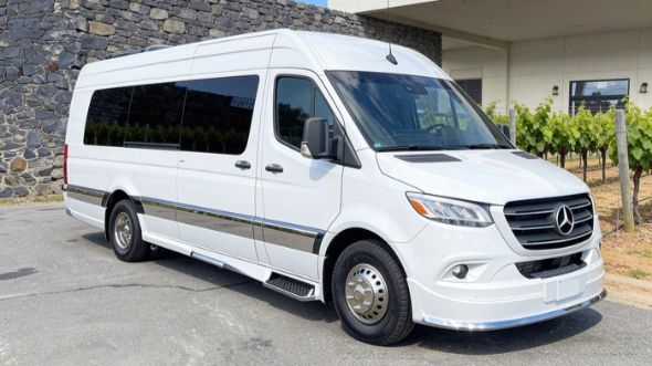 downey wine tour sprinter van rental
