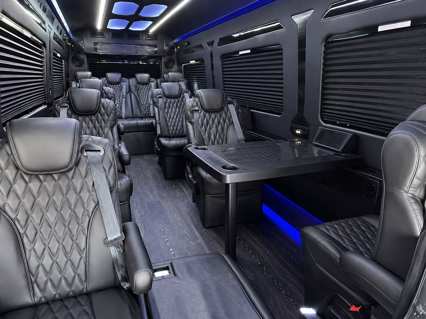 15 passenger sprinter van inside