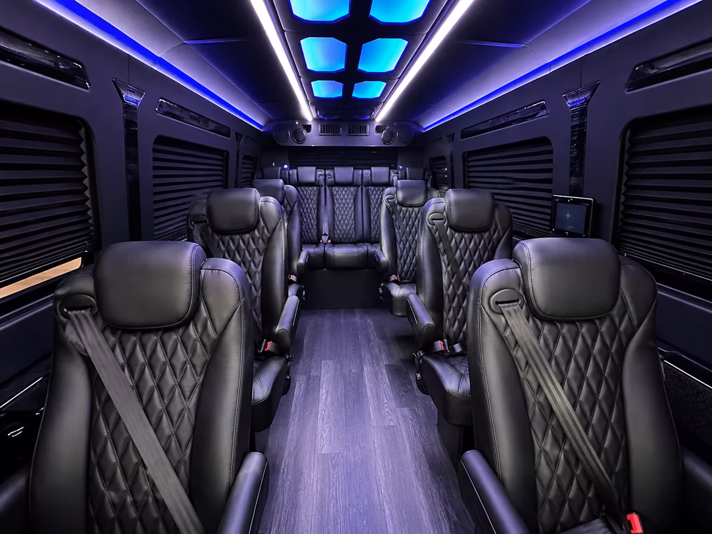 20 passenger sprinter van inside
