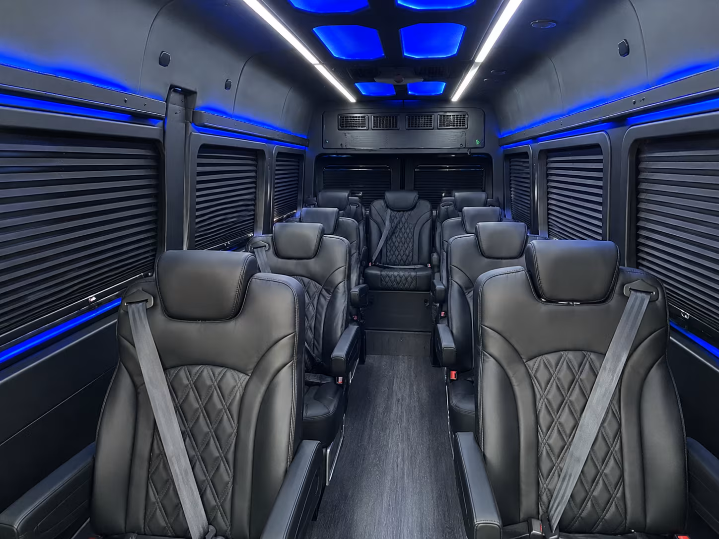 conference and convention attendee sprinter van transportation in downey california