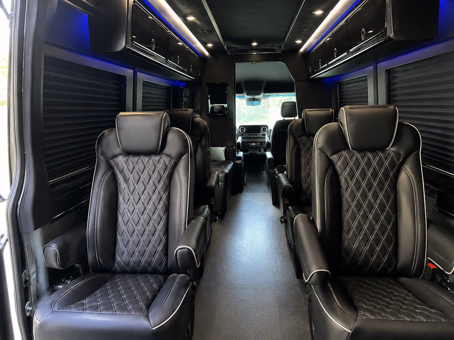 downey 10 passenger sprinter van interior