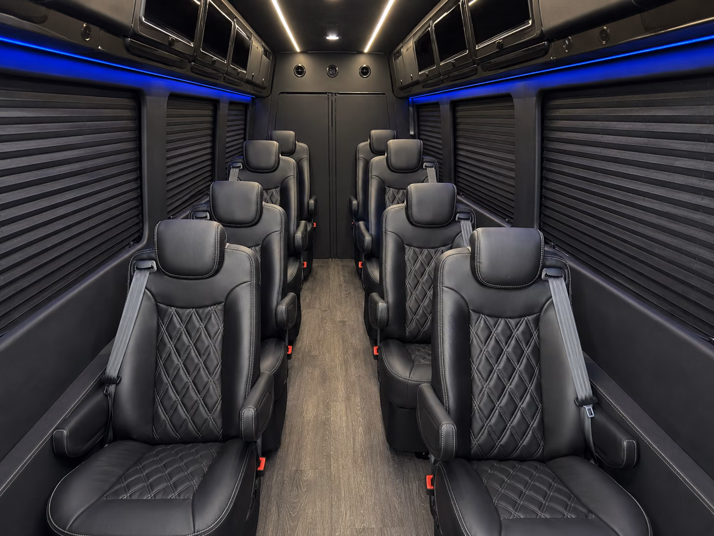 downey 12 passenger sprinter van inside