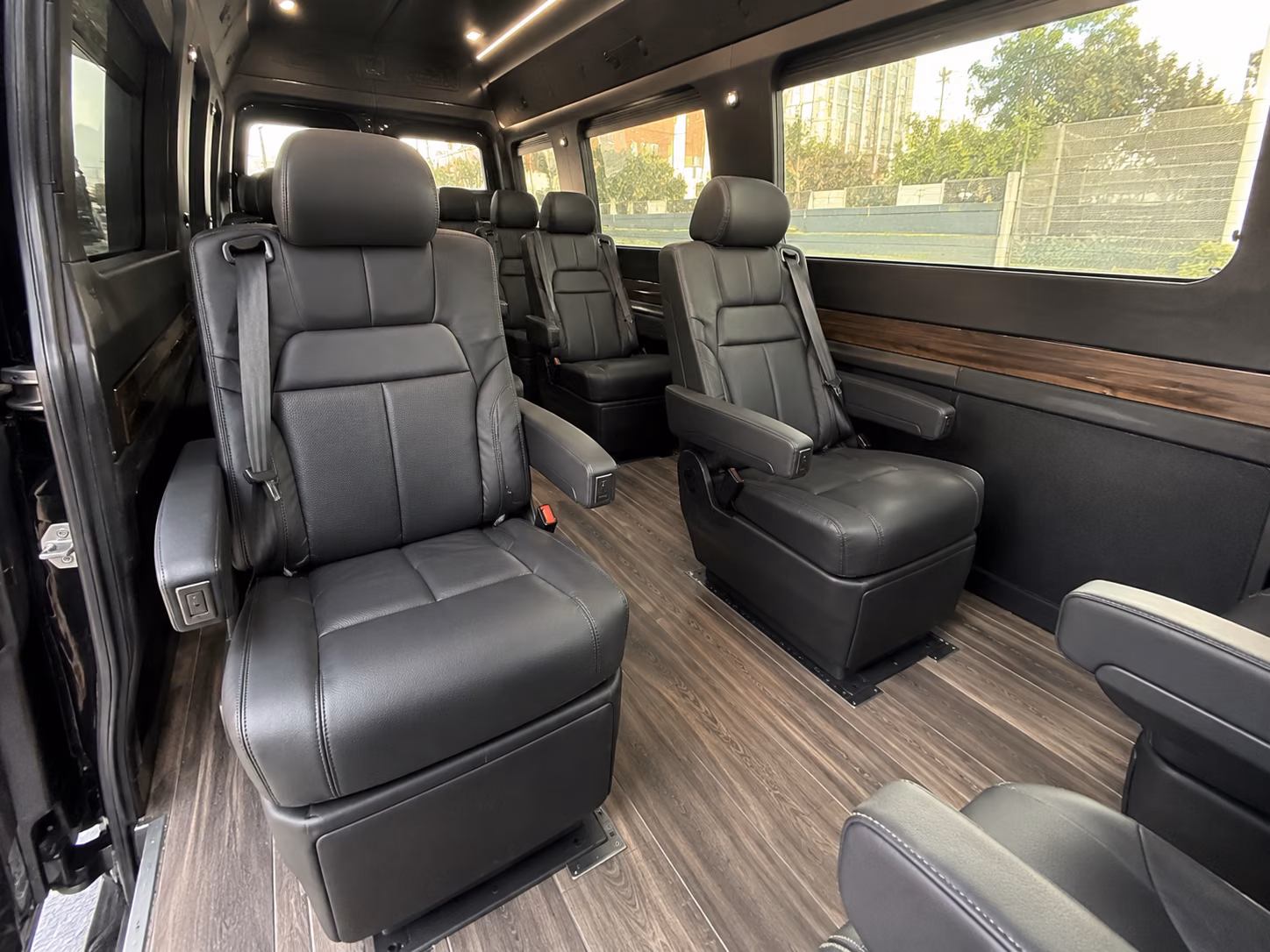 downey 8 passenger sprinter van inside