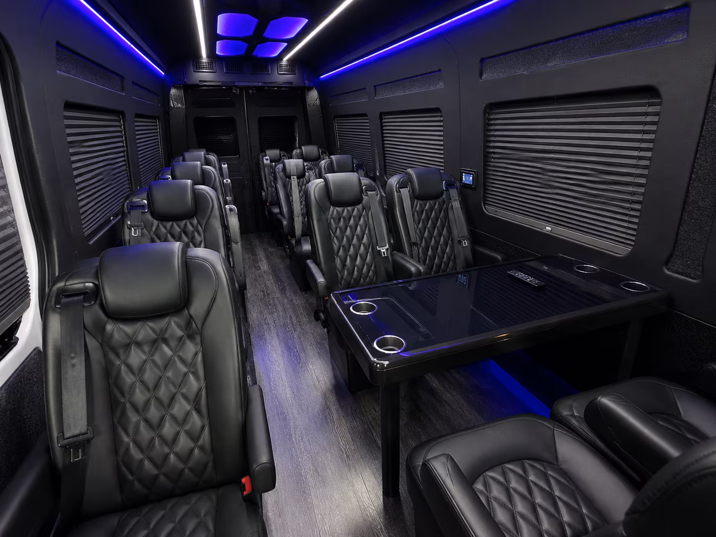 downey 8 passenger sprinter van interior