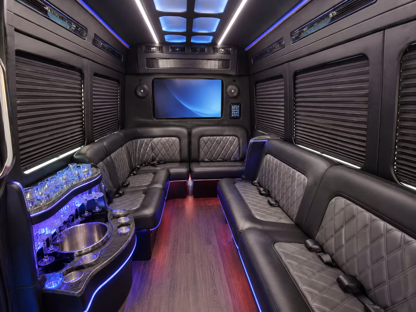 downey private event sprinter van rental