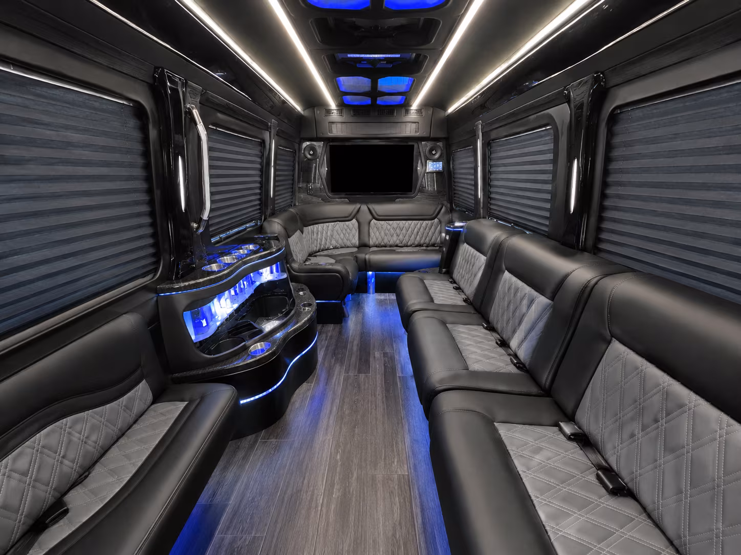 downey sprinter limousine interior
