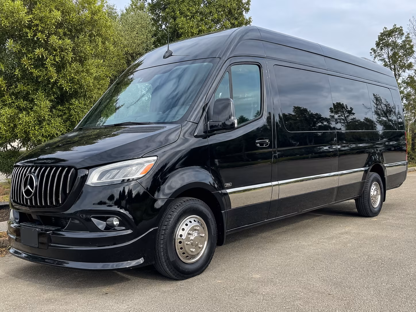 sprinter van service to every wedding venue in downey california